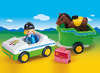 Playmobil 123 - WAGEN MET PAARDENTRAILER