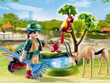 Playmobil - zoo - dierenverzorger