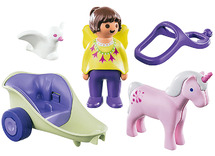 PLAYMOBIL 123 - Eenhoornkoets met fee
