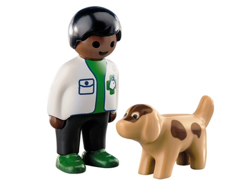 Heel boos parallel Ongehoorzaamheid Playmobil 123 - DIERENARTS MET HOND - Hageland