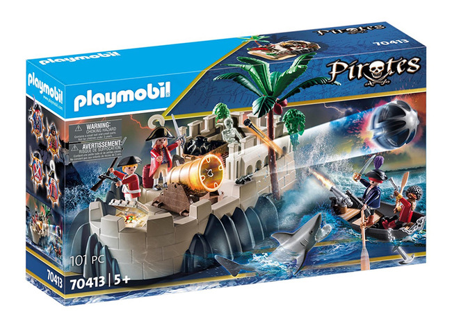 Piratenschip - Playmobil - Vesting Van De Soldaten