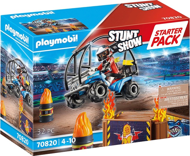 Playmobil - City Life - Stunshow Quad Met Vuurhelling