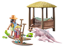 Playmobil - wiltopia - peddeltocht met de rivierdolfijnen
