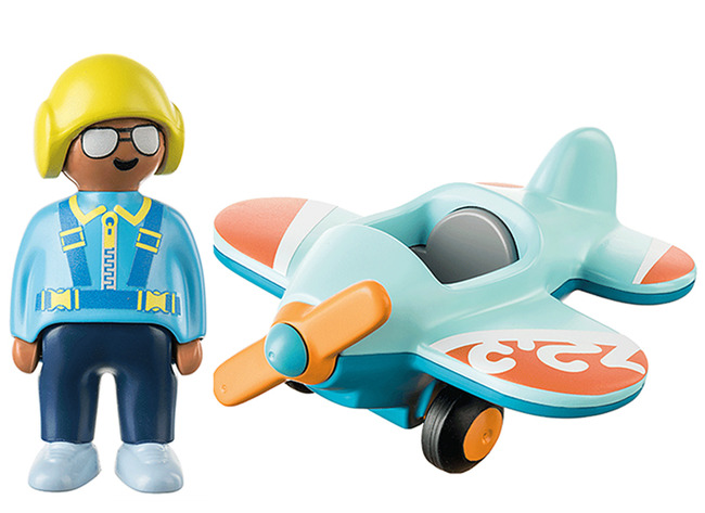 Eerste Speelgoed - Playmobil 123 - Vliegtuig