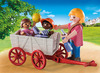 Poppenhuis - Playmobil - Opvoeder met bolderwagen