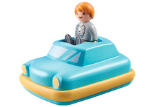 Eerste speelgoed - Playmobil - 123 - Auto met kinderfiguur