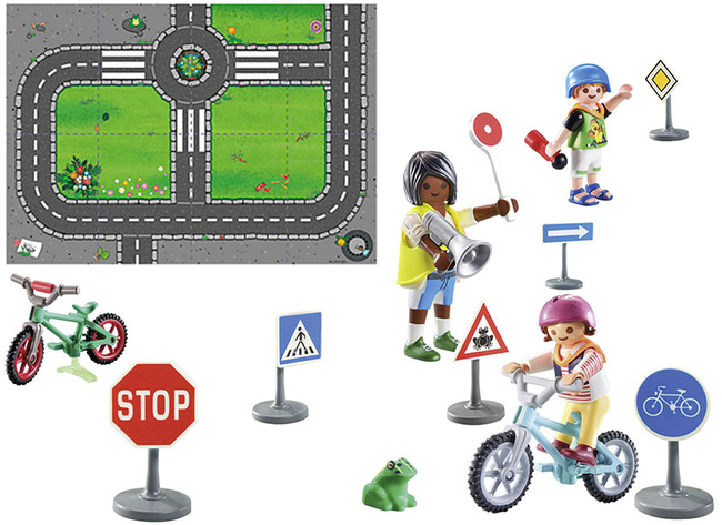 Poppenhuis - Playmobil - Verkeerseducatie