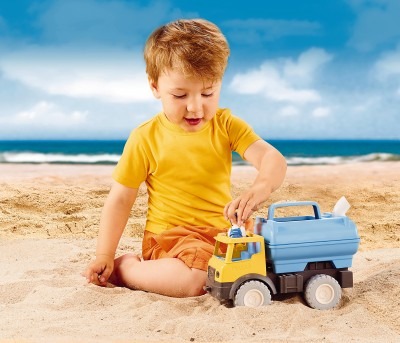 Zand - Vrachtwagen Met Watertank