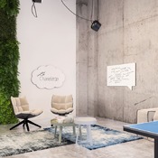 Magnetisch, Bord, Frameless, Wolk