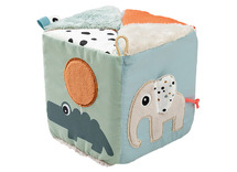 Parkspeeltje - Done by Deer - Fold-out sensory cube - activiteiten kubus - Deer friends Colour mix - per stuk