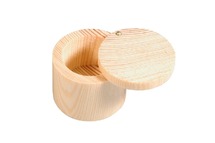 Hout - tandendoosje draaideksel - p/st