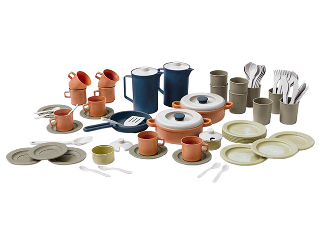 Kookset - Eetset - Dantoy - Servies - Bioplastic - Set Van 79 Assorti