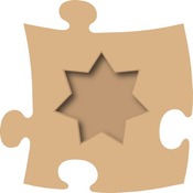 Mdf-Puzzel Klein-Ster