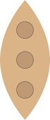 Mdf - Kaarsenhouder Uil - druppel - per stuk