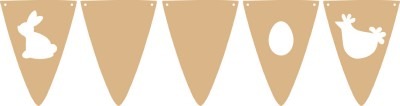 Mdf - Vlaggen - Lente - Per Stuk