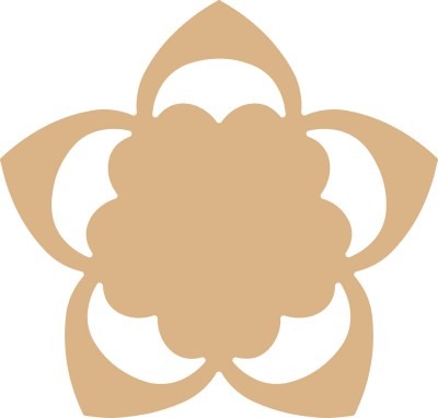 Mdf - Placemat - Bloem