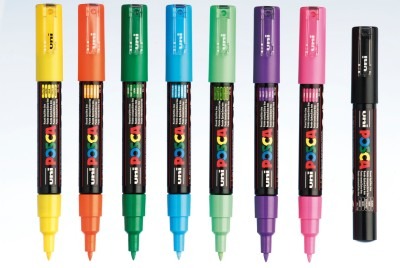 Posca - Dun - Oranje - Per Stuk