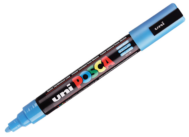 Stiften - Verfstiften - Posca - Pc5m - Lichtblauw - Per Stuk