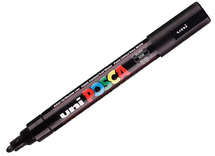 Stiften - verfstiften - Posca - PC5M - zwart - per stuk