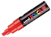 Posca - Verfmarker - Dik 8Mm - Schuine Punt - rood - Per Stuk
