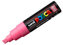 Posca - Verfmarker - Dik 8Mm - Schuine Punt - roos - Per Stuk