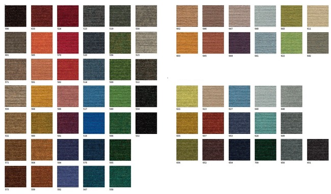 Kleur Mat Nr. 657 (magma) (zie Kleurenswatch)