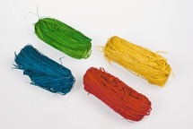 Raffia - Natuur - Gekleurd - 50G -Per Kleur