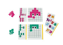 Spel - codeerspel - coderen met pixels - binaire code - per spel