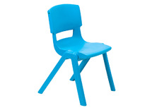 Stoel - Kunststof - Postura+ - 43 Cm - aqua - per stuk
