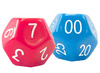 Spelaccessoires - dobbelstenen - Akros Time Dice Set - tijd leren lezen - set van 30 assorti