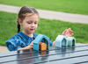 Open-ended - Tickit - stapelbare huisjes - siliconen - set van 4