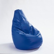 Zitzak - Mundial - Kleutermodel - 86 cm x 70 cm - geel - per stuk