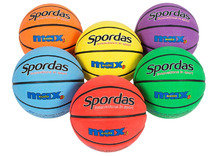 Bal - basketbal - Spordas Max - rubber - set van 6