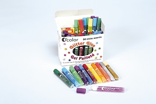 Stift - Glitterlijm - Klasverpakking - Set Van 50