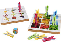 Kleurherkenning - colors peg spel
