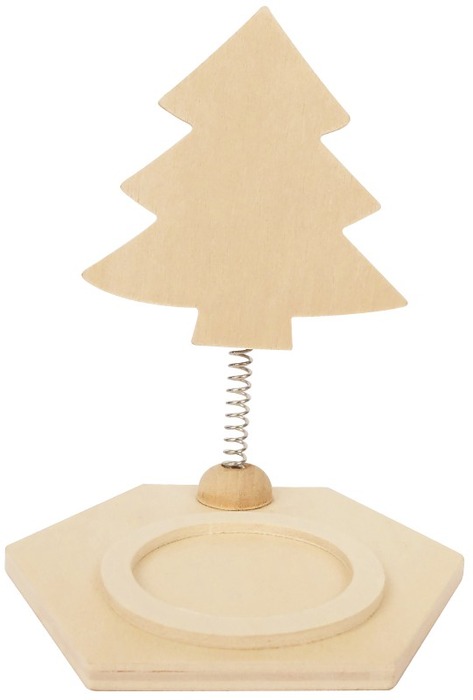 Theelichthouder - Kerst - Hout - Set Van 5