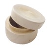 Potje - 3,5 x 6 cm - hout - rond - per stuk
