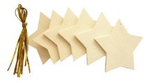 Houten Hangers In Stervorm - Set Van 6