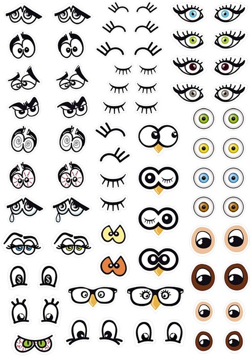 Stickers - Gekke Oogstickers 188