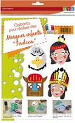 Sjablonen - maskers - indianen - per set