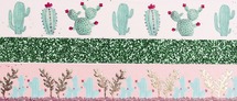 Glittertape - cactus