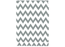 Zakken - papier - zig-zag motief - grijs - set van 12
