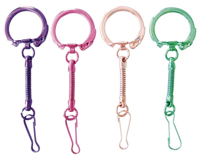 Sleutelhangers - Gekleurd - Set Van 10 Assorti