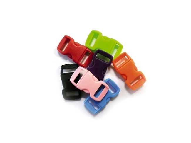 Juwelen-creakoord-gespsluiting En-multicolor 10st