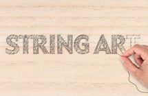 Hout - String Art - Nagels 100St