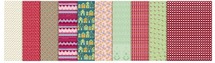 Knutselpapier - decoupagepapier - set van 30 assorti