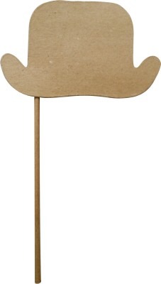 Figuren - Papier Mache - Bolhoed - Met Stok - Set Van 5