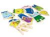 Spel - kleuren sorteren - waslijn