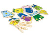 Spel - kleuren sorteren - waslijn