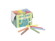 Krijt - Giotto Robercolor - stofvrij - gekleurd - set van 100 assorti